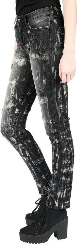 rock revival "Distressed look jeans" Jeans grey by Rock Rebel by EMP