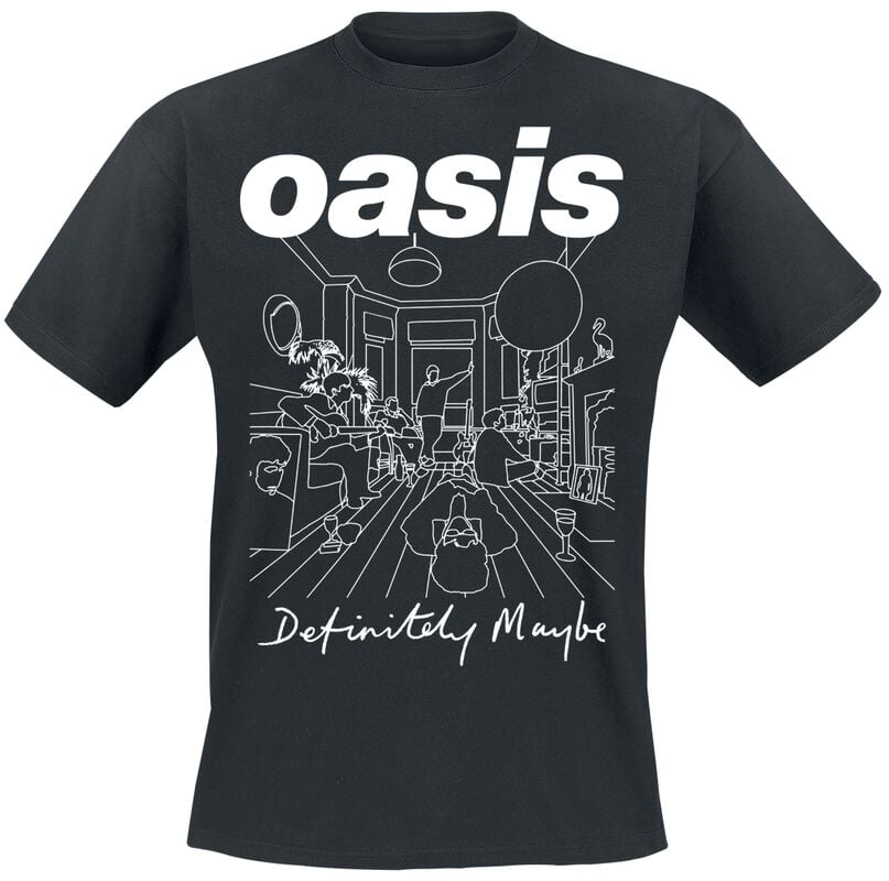 rock revival "DM Illustration" T-Shirt black by Oasis