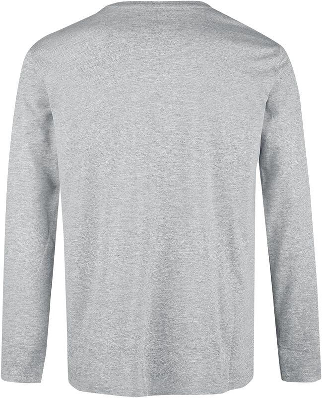 Rock Revival "Double Pack Long-Sleeve Tops Grey And Black With Crew Neck" Long-sleeve Shirt Black-grey By RED By EMP