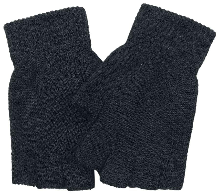 Rock Revival "Double Pack Of Gloves" Fingerless Gloves Grey-black By Black Premium By EMP