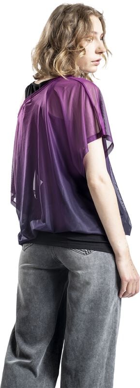 Rock Revival "Double-Pack T-shirt And Vest" T-Shirt Black-lilac By RED By EMP