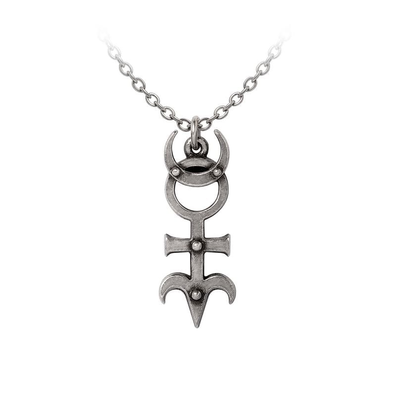 rock revival "Dr. Dee's Monad" Necklace silver-coloured by Alchemy Gothic