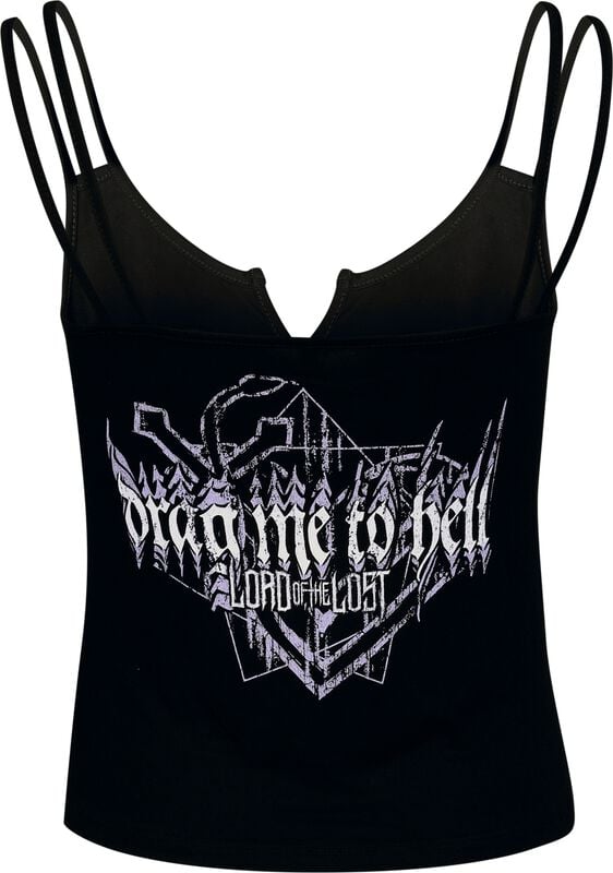 Rock Revival "Drag Me To Hell" Top Black By Lord Of The Lost