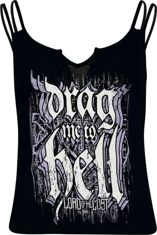 rock revival "Drag Me To Hell" Top black by Lord Of The Lost