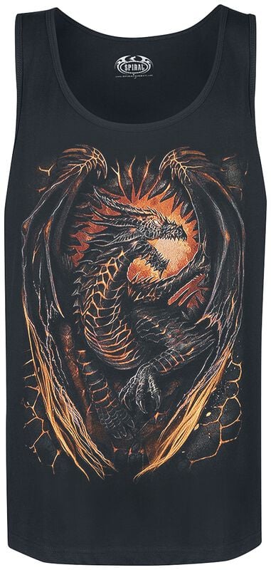 Rock Revival "Dragon Furnace" Tanktop Black By Spiral