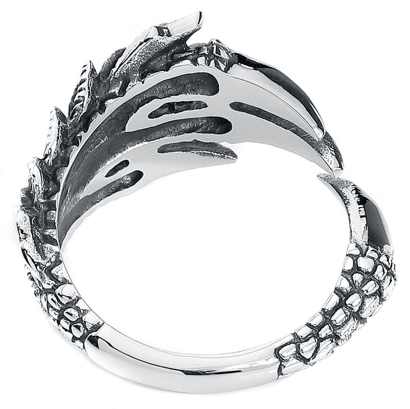 Rock Revival "Dragon's Claw" Ring Silver-coloured By EtNox Hard And Heavy