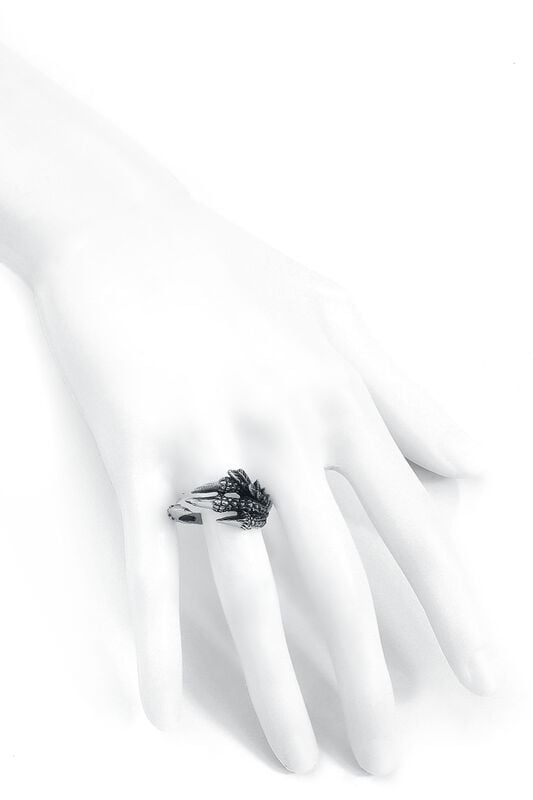 Rock Revival "Dragon's Claw" Ring Silver-coloured By EtNox Hard And Heavy