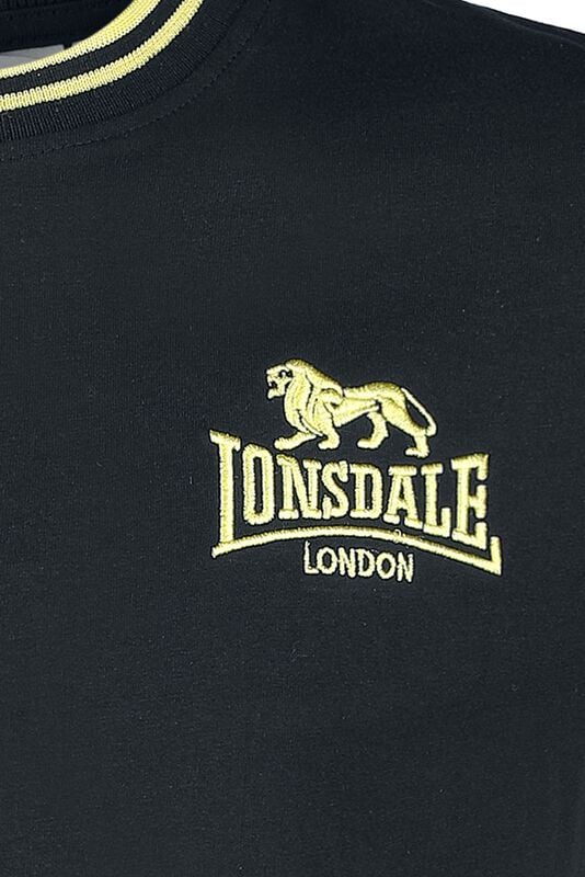 Rock Revival "DUCANSBY" T-Shirt Black By Lonsdale London