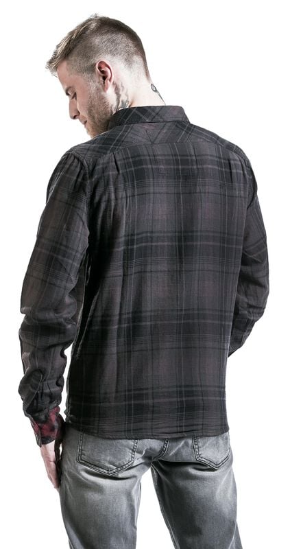 Rock Revival "Duncan" Longsleeve Brown-black By Brandit