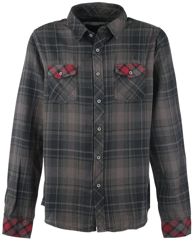 Rock Revival "Duncan" Longsleeve Brown-black By Brandit