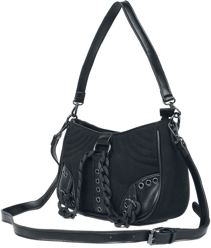 rock revival "Earthworm" Handbag black by Banned Alternative
