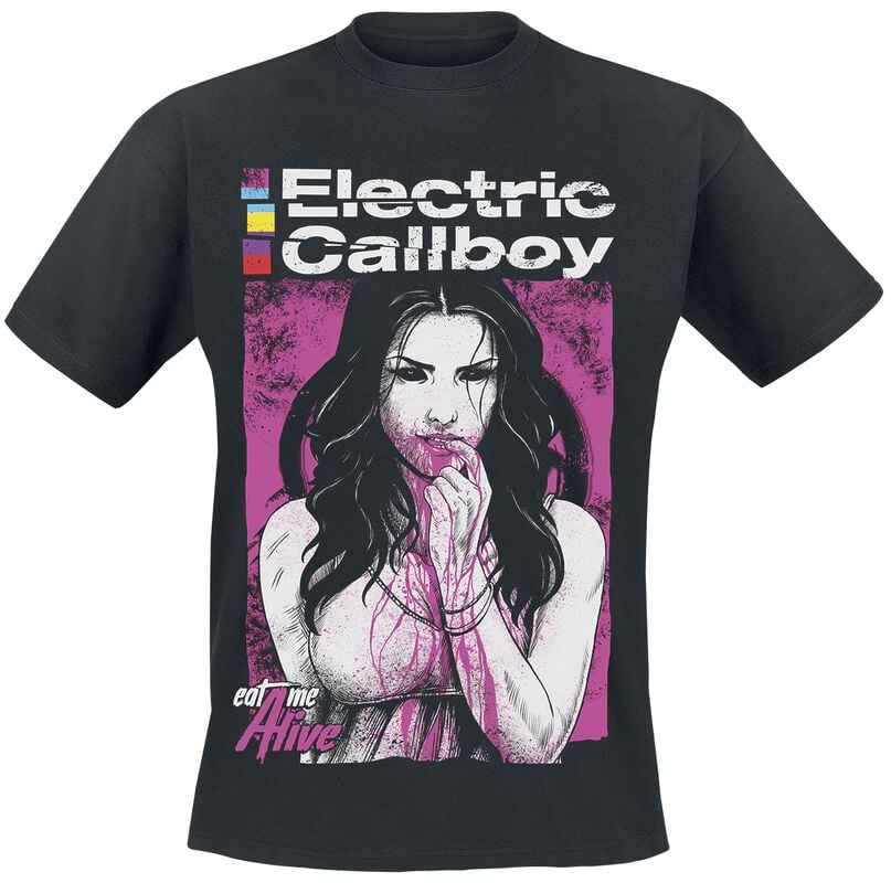 rock revival "Eat Me Alive" T-Shirt black by Electric Callboy