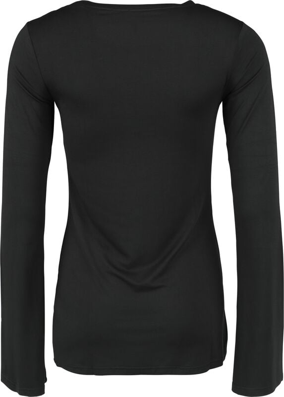 Rock Revival "Echoed Darkness Tunic Top" Long-sleeve Shirt Black By KIHILIST By KILLSTAR