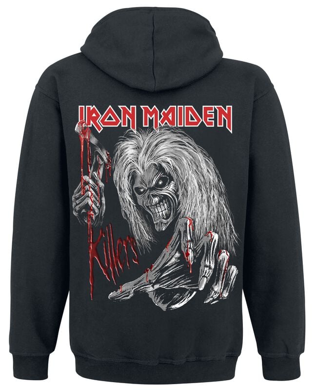 Rock Revival "Ed Kills Again" Hoodie Black By Iron Maiden