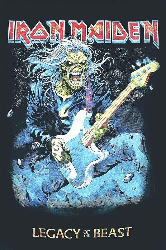 Rock Revival "Eddie On Bass" T-Shirt Black By Iron Maiden