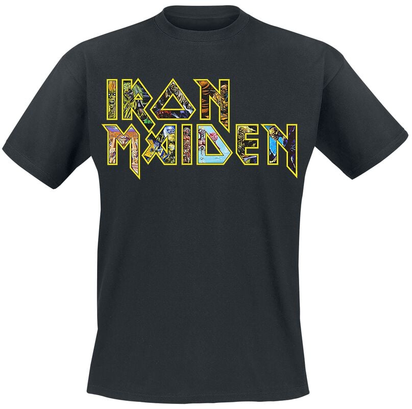 rock revival "Eddies Logo" T-Shirt black by Iron Maiden