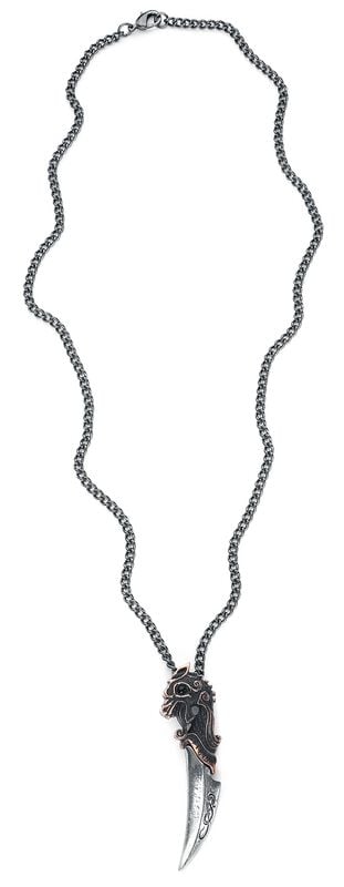 Rock Revival "Einardolk" Necklace Silver-coloured By Alchemy Gothic