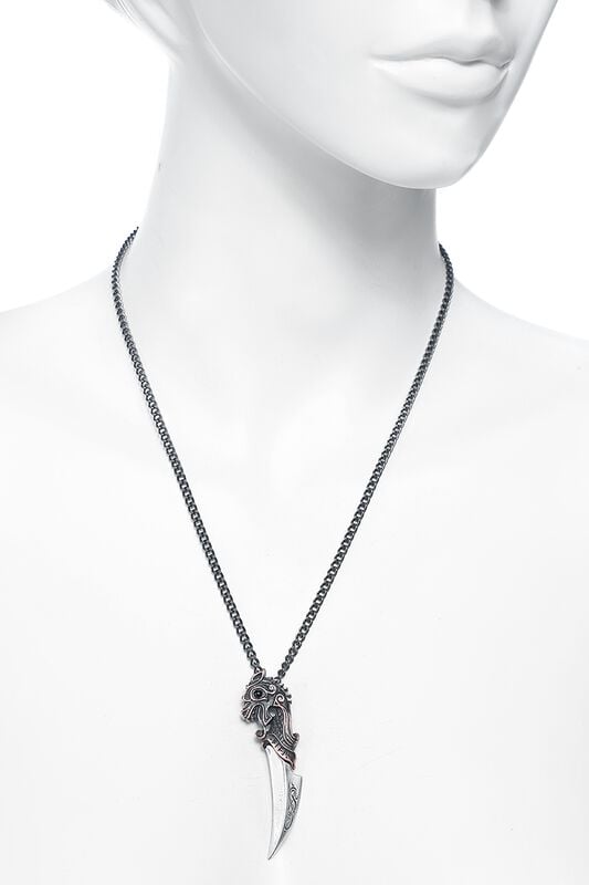 Rock Revival "Einardolk" Necklace Silver-coloured By Alchemy Gothic