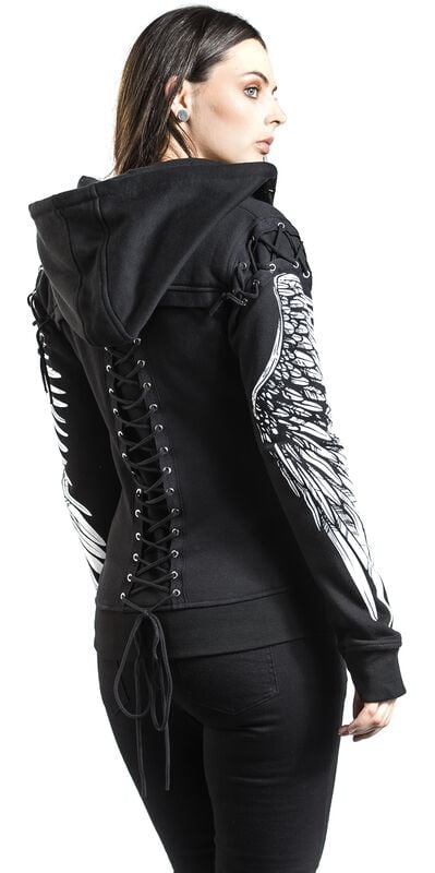 Rock Revival "Elora Hood" Hoodie Jacket Black By Poizen Industries