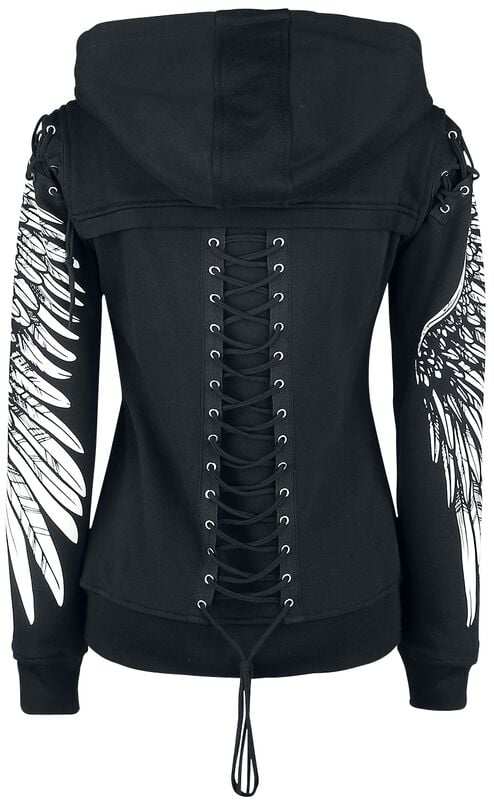 Rock Revival "Elora Hood" Hoodie Jacket Black By Poizen Industries