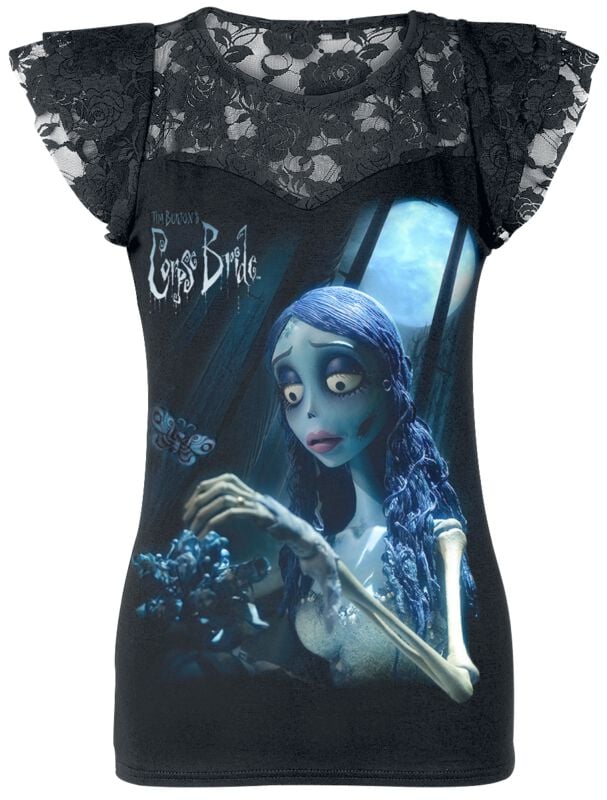 Rock Revival "Emily - Glow In The Dark" T-Shirt Black By Corpse Bride