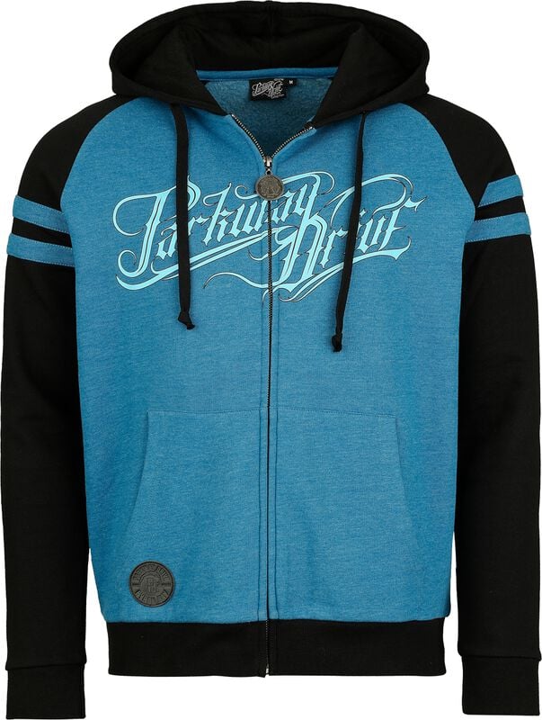 rock revival "EMP Signature Collection" Hoodie Jacket light blue-black by Parkway Drive