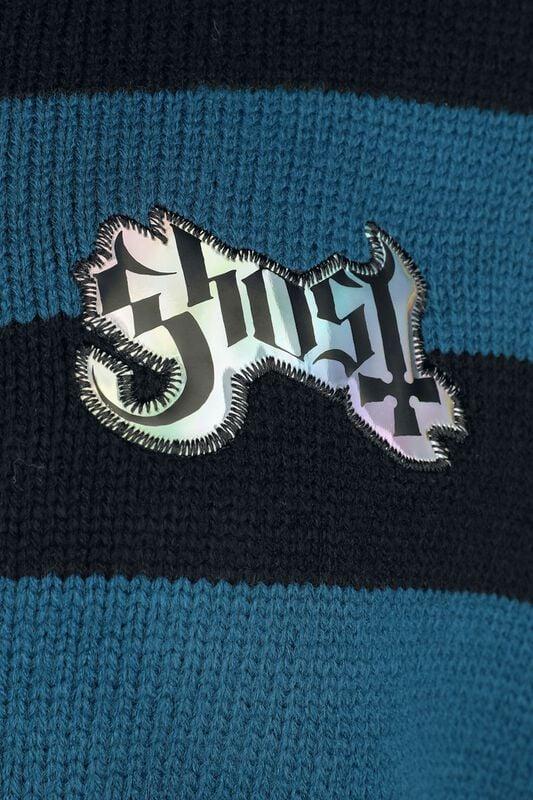 Rock Revival "EMP Signature Collection" Knit Jumper Black/petrol By Ghost