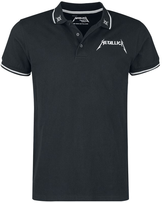 rock revival "EMP Signature Collection" Polo Shirt black by Metallica rock revival "EMP Signature Collection" Polo Shirt black by Metallica