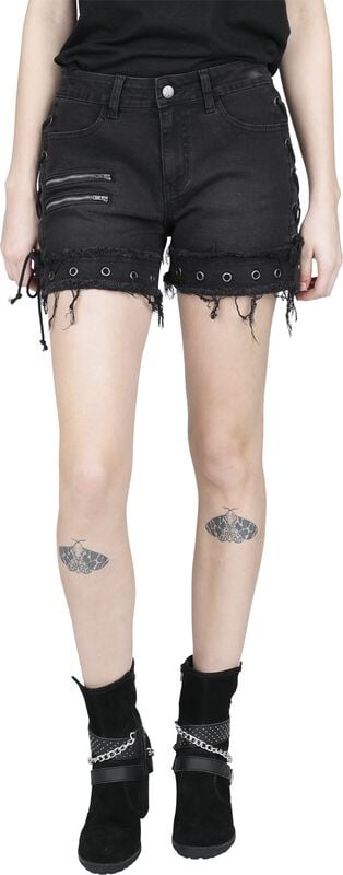 Rock Revival "EMP Street Crafted Design Collection - Shorts" Shorts Black By Rock Rebel By EMP