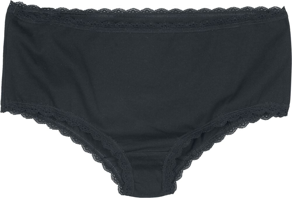 Rock Revival "Enlightened By Moonlight (3-pack)" Underpants Black By Gothicana By EMP