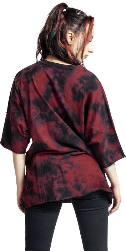 Rock Revival "Essential Cut-Out T-shirt" T-Shirt Black-red By Black Premium By EMP