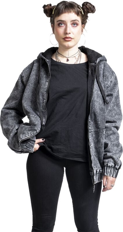rock revival "Essential" Mid-Season Jackets grey by Black Premium by EMP