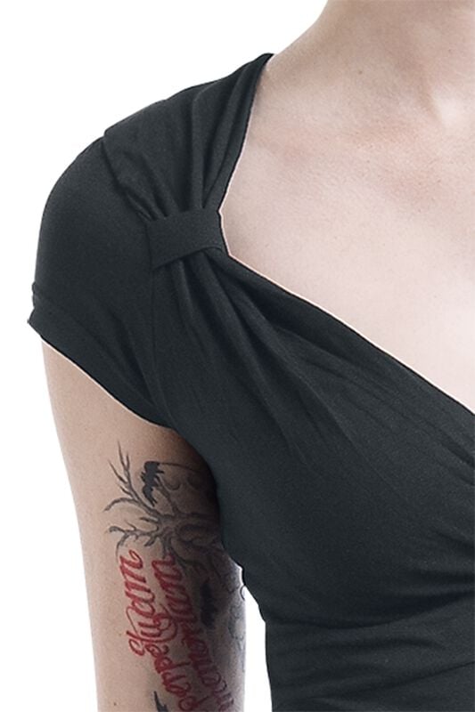 Rock Revival "Fashion V-Top" T-Shirt Black By Black Premium By EMP