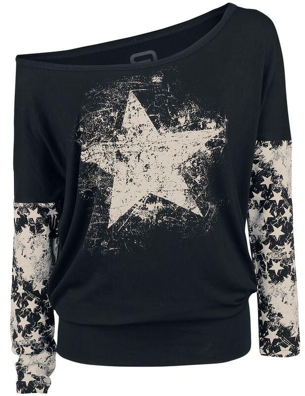 rock revival "Fast And Loose" Long-sleeve Shirt black by RED by EMP