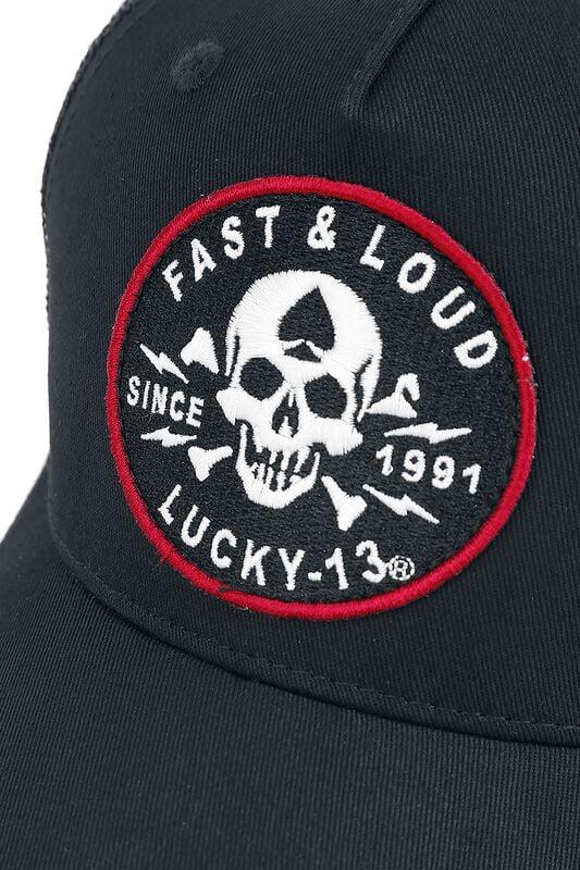 Rock Revival "Fast And Loud Trucker Cap" Cap Black By Lucky 13