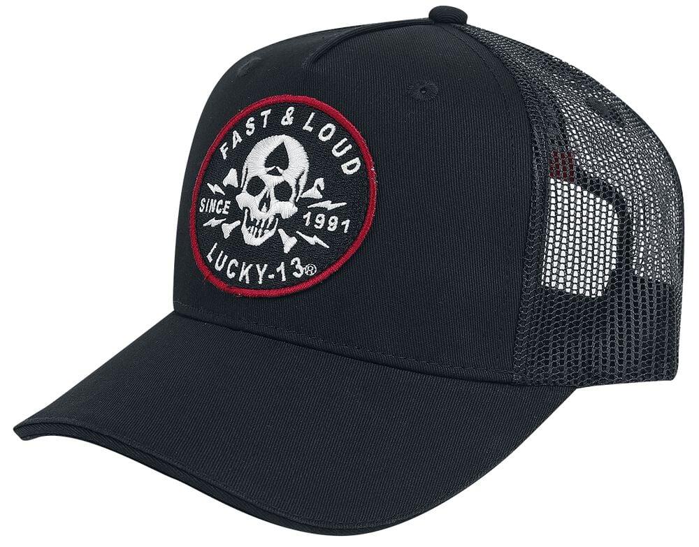rock revival "Fast and Loud Trucker Cap" Cap black by Lucky 13