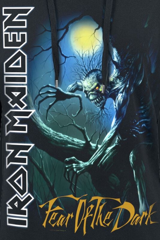 Rock Revival "Fear Of The Dark" Hoodie Black By Iron Maiden