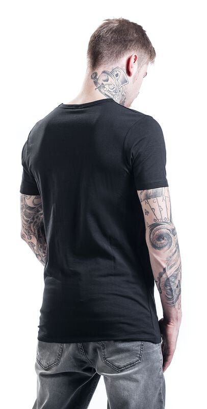 Rock Revival "Fitted Stretch Tee" T-Shirt Black By Urban Classics