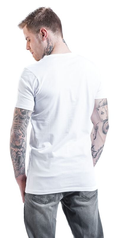 Rock Revival "Fitted Stretch Tee" T-Shirt White By Urban Classics