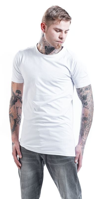 rock revival "Fitted Stretch Tee" T-Shirt white by Urban Classics