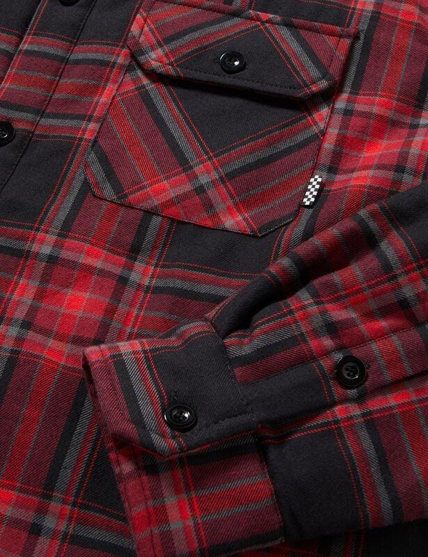 Rock Revival "Flannel Check Shirt" Flanel Shirt Red-black By Chet Rock