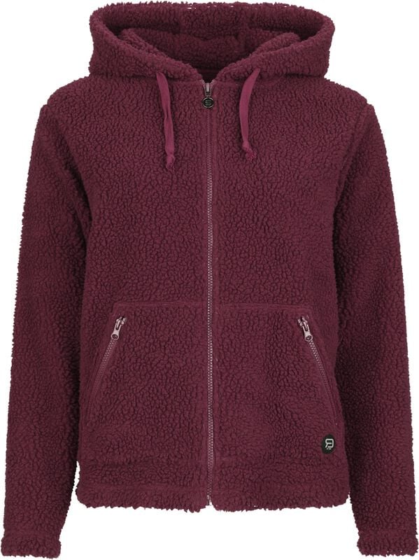 rock revival "Fleece-lined hoodie" Hoodie Jacket burgundy by RED by EMP
