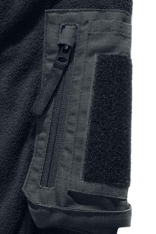 Rock Revival "Fleece Troyer Ripstop" Sweatshirt Black By Brandit