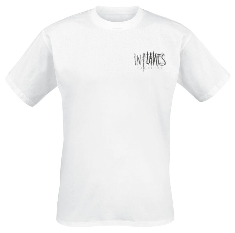 rock revival "Foregone Distressed Logo" T-Shirt white by In Flames