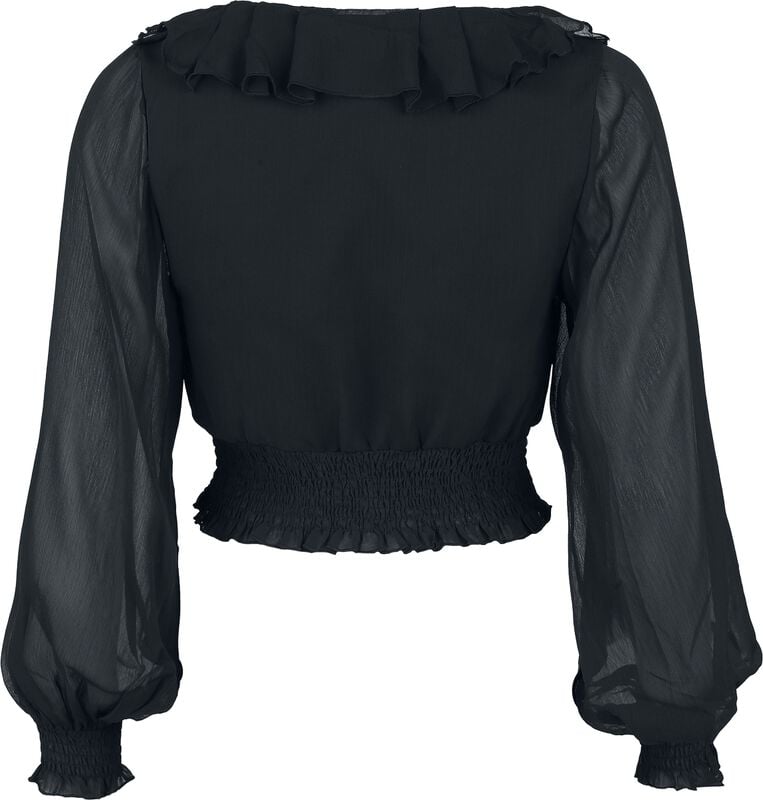 Rock Revival "Forest Fable - Duskwillow Blouse" Blouse Black By Killstar