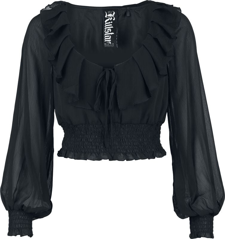 rock revival "Forest Fable - Duskwillow Blouse" Blouse black by Killstar