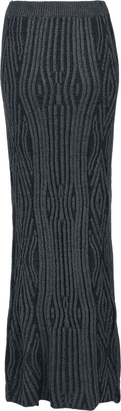 Rock Revival "Forest Fable - Thorned Woods - Maxi Skirt" Maxi Skirt Black By Killstar