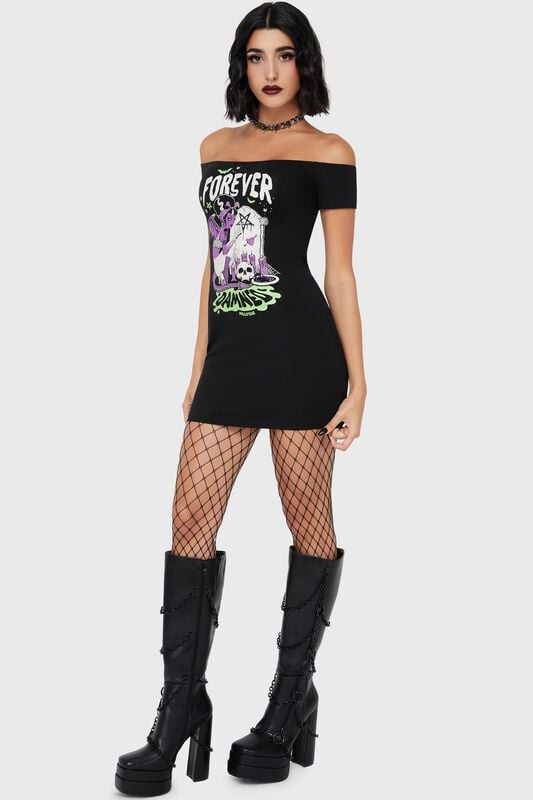 rock revival "Forever Damned Dress" Mini Dress black by Killstar