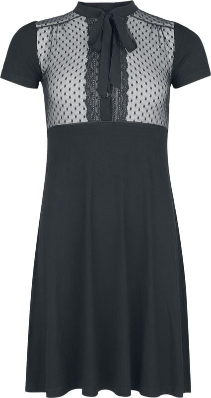 rock revival "French Love" Midi Dress black by Vive Maria
