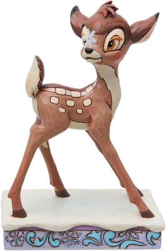 rock revival "Frosted Fawn - Bambi Christmas Figurine" Statue multicolour by Bambi